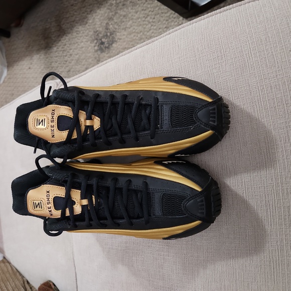 Nike Other - Nike Gold size 10.5 Shox Sneakers. As new condition. Worn maybe 3 times